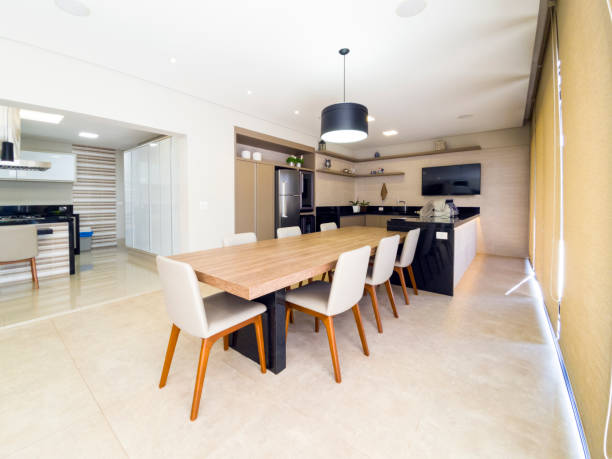 istock Interior of a modern and luxury house 1385198335
