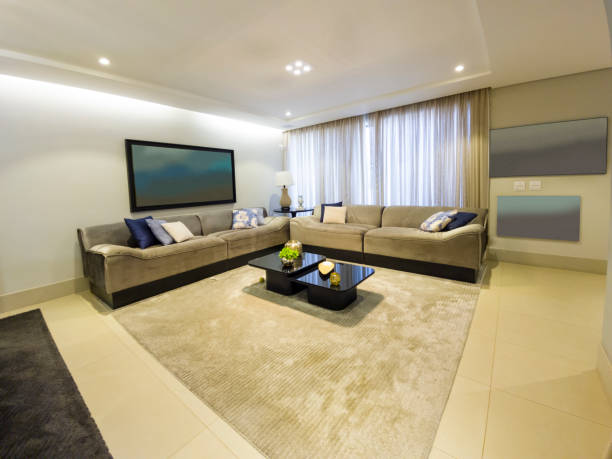 istock Interior of a modern and luxury house 1385198869