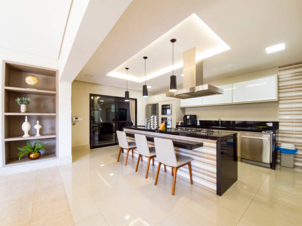 Photo taken inside a modern and luxury house
