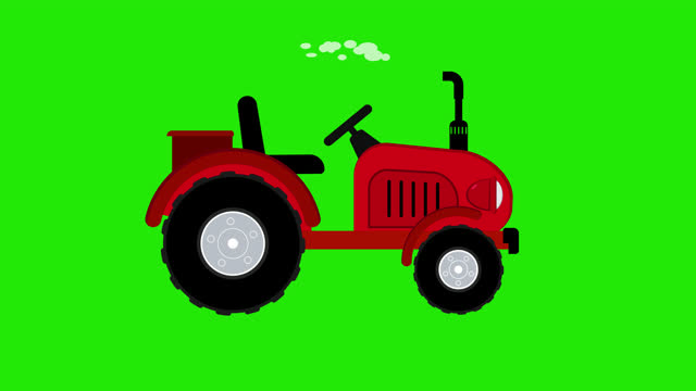 149 Cartoon Tractor Stock Videos and Royalty-Free Footage - iStock | Barn