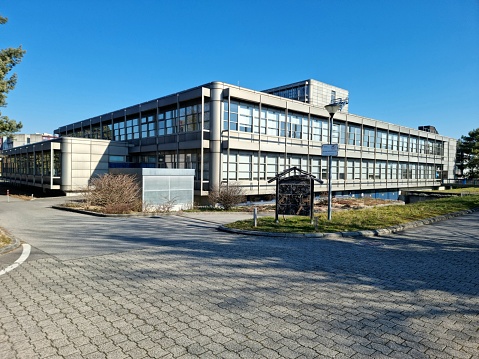 A new building from the University of Lausanne (UNIL) at their campus. The university is with 17'000 students the largest education academy of Switzerland.