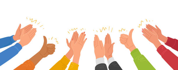Clapping 910+ People Clapping In Office Stock Illustrations, Royalty-Free Vector ...