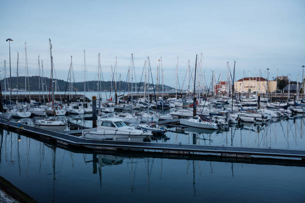 istock General view of Belem Marina at dawn 1385209669