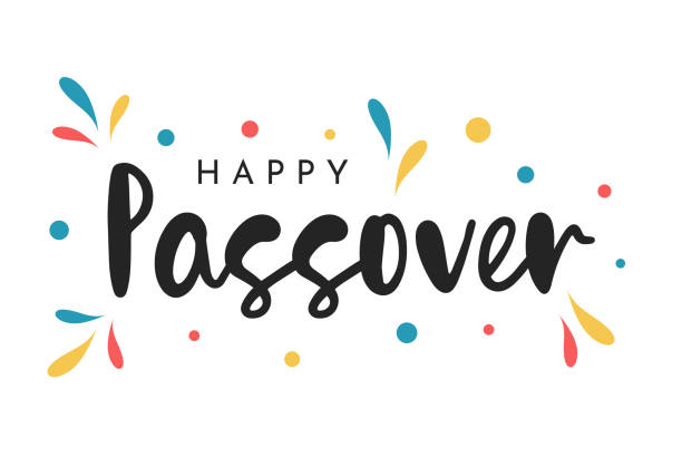 Happy Passover background, card. Vector illustration. EPS10