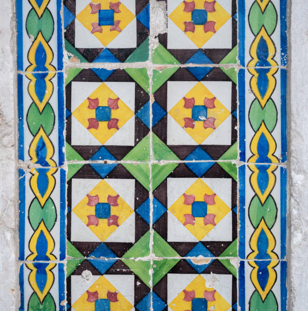 istock Authentic tiles in Lisbon Portugal 1385218927