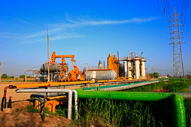 istock Pipeline valves and industrial equipment 1385237794