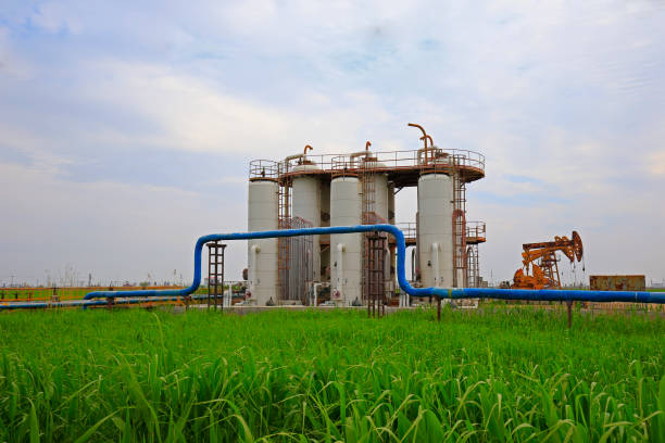 istock Pipeline valves and industrial equipment 1385237847
