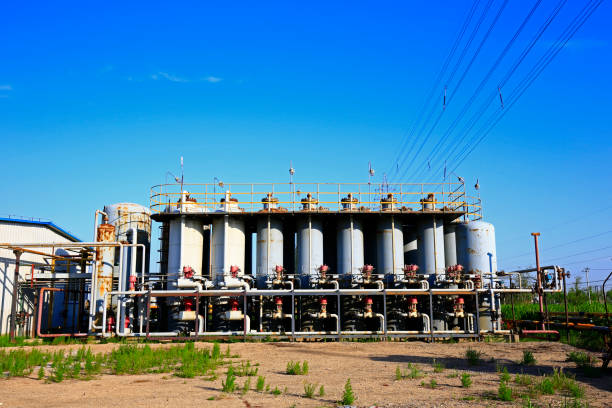 istock Pipeline valves and industrial equipment 1385239147