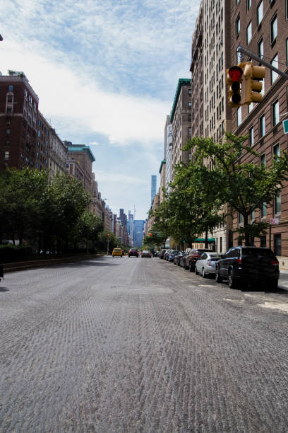 istock Brick buildings and street trees in Manhattan 1385242799