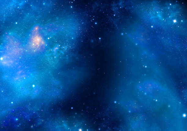 istock 3d rendering deep space, abstract blue background,High definition Universe field  with stars, nebula and galaxy 1385299402