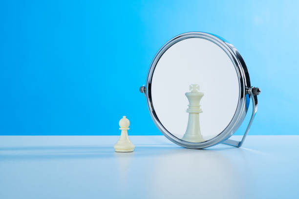 istock Pawn piece wants to be king 1385300441