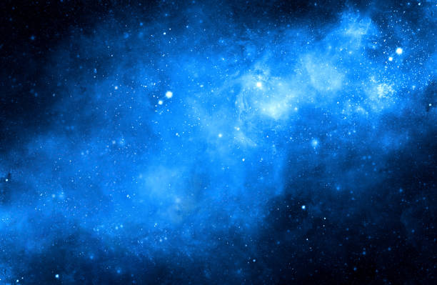 istock 3d rendering deep space, abstract blue background,High definition Universe field  with stars, nebula and galaxy 1385306514