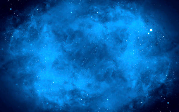 istock 3d rendering deep space, abstract blue background,High definition Universe field  with stars, nebula and galaxy 1385306554