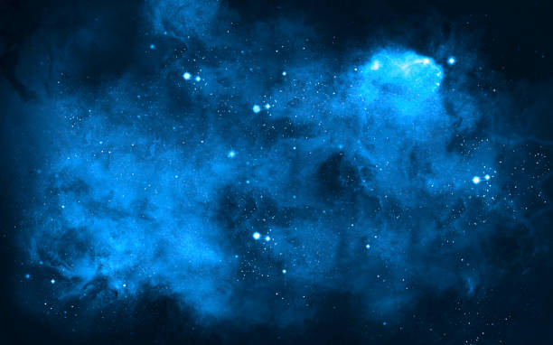 istock 3d rendering deep space, abstract blue background,High definition Universe field  with stars, nebula and galaxy 1385306628