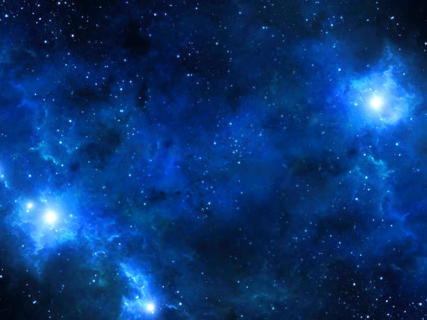 istock 3d rendering deep space, abstract blue background,High definition Universe field  with stars, nebula and galaxy 1385308068