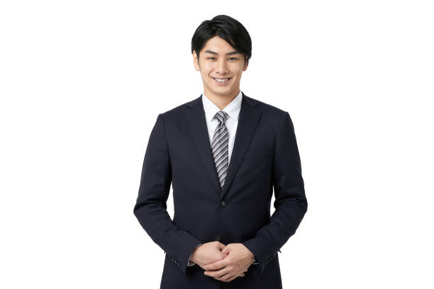 istock Asian businessman greeting with a smile 1385308341