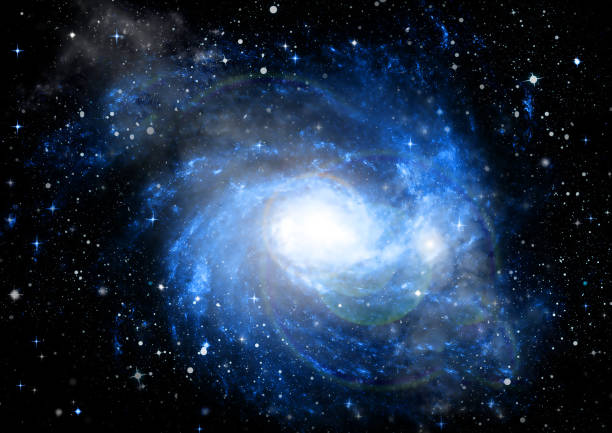 istock 3d rendering deep space, abstract blue background,High definition Universe field  with stars, nebula and galaxy 1385310133