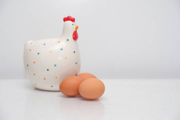 istock Easter Chicken and Egg Figurine. High quality photo 1385311084