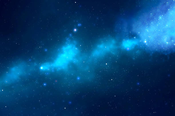 istock 3d rendering deep space, abstract blue background,High definition Universe field  with stars, nebula and galaxy 1385311205