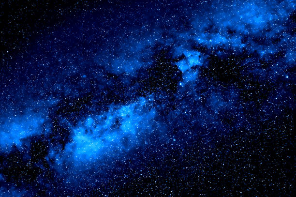 istock 3d rendering deep space, abstract blue background,High definition Universe field  with stars, nebula and galaxy 1385312422