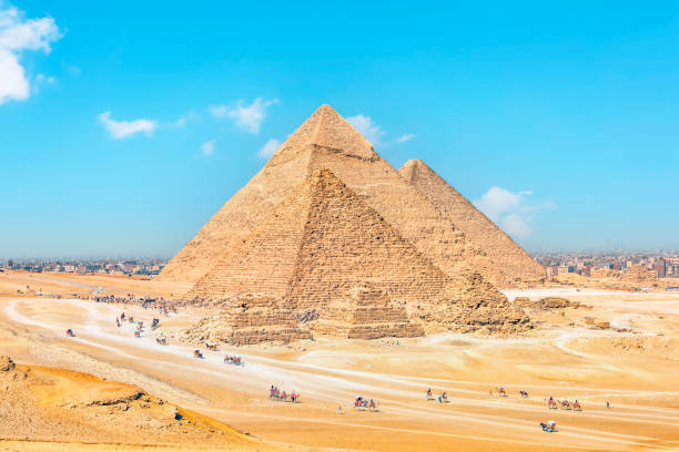 istock The Pyramids of Giza in Egypt 1385323553