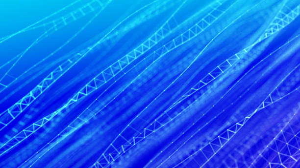 istock Music abstract background blue. Equalizer for music, showing sound waves with music waves 1385326704