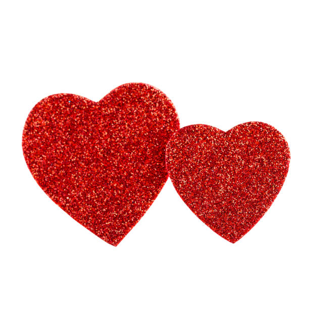 istock Red heart bokeh background, valentine day greeting card. 1385328152