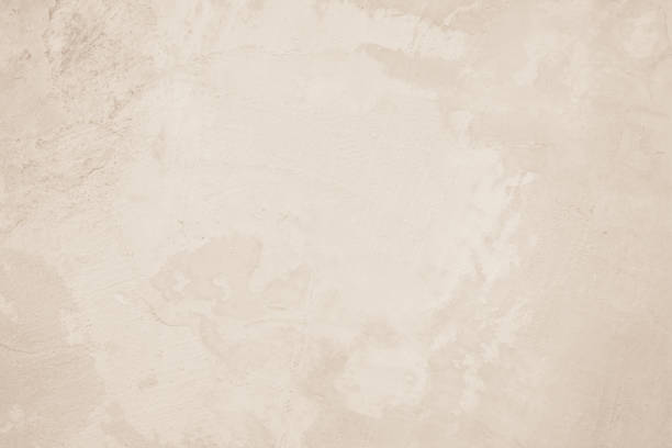 istock Cream concreted wall for interiors or outdoor exposed surface polished concrete. Cement have sand and stone of tone vintage, natural patterns old antique, design art work floor texture background. 1385342943