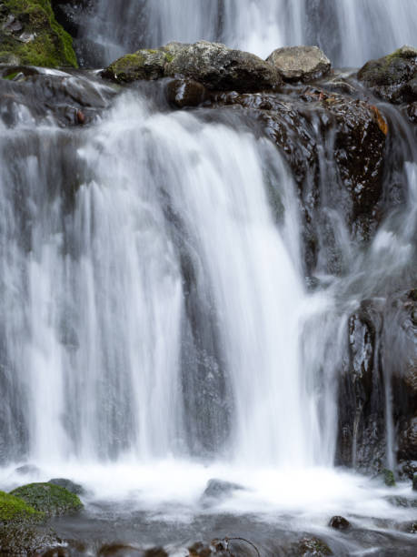 istock An artificially created waterfall in a Japanese garden 1385351969