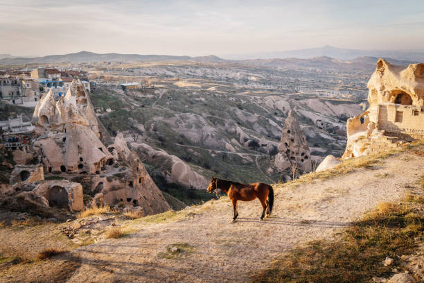 Uchisar and unique geological formations in Cappadocia