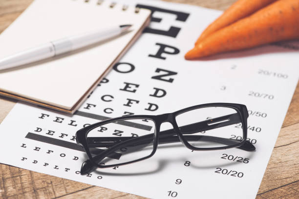 istock Caring for eye sight by healthy eating. Concept. View from above 1385376530