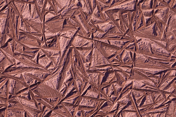 istock Chocolate background or texture of mud, slush or muck with ice 1385380780