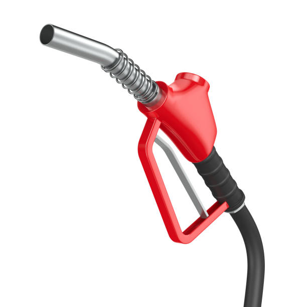 istock nozzle fuel on white background. Isolated 3D illustration 1385382945