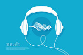 istock The image of the music wave 1385384238