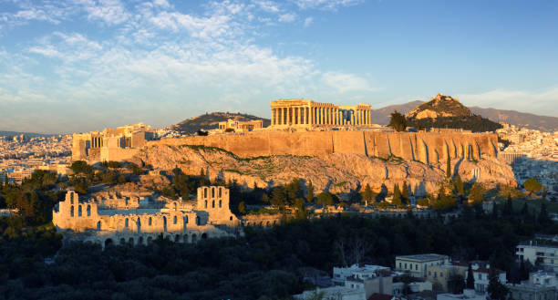 istock Athens - Acropolis at sunset, Greece 1385388641