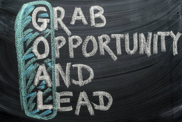 istock Grab opportunity and lead 1385388837