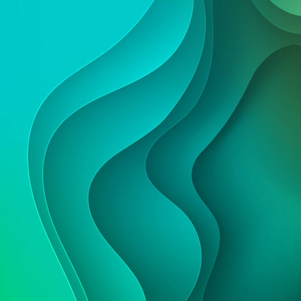 istock Blue and green. Modern background for screen of your devices. Synth wave, retro wave, vaporwave futuristic aesthetics. Vector illustration 1385390598