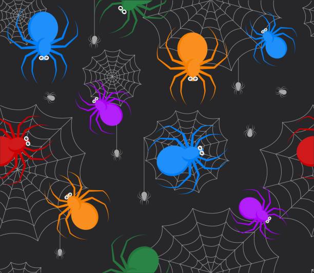 Spider Red Pattern 120+ Bright Red Spider Illustrations, Royalty-Free Vector Graphics ...