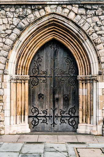 Inverness, Scotland, UK, July 27, 2017:  An exterior view of the Cathedral Church of Saint Andrew