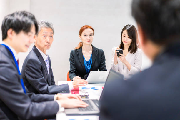 istock A woman interpreting at an international conference 1385398030