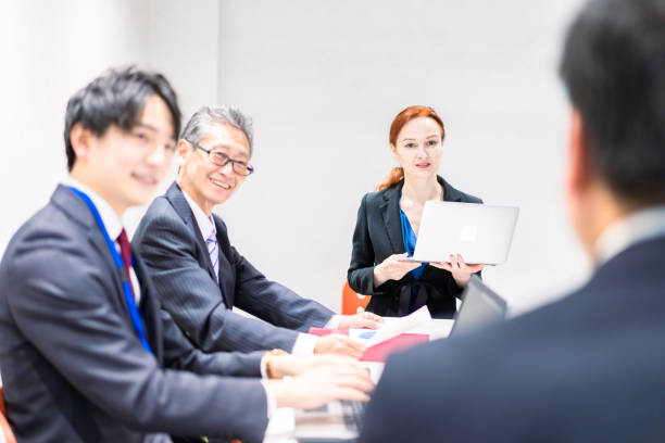 istock A businessperson working at a foreign company 1385404655