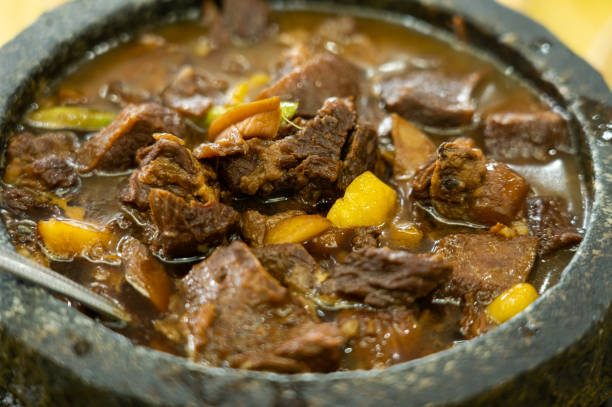 Chinese Cuisine: Beef Stew with Potatoes stock photo