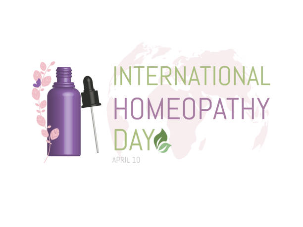 World Homeopathy Day World Homeopathy Day is celebrated annually on April 10th.... Vector illustration. World Homeopathy Day stock illustrations