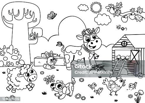 istock Coloring Book For Kids 1385415815