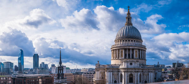 istock London St Pauls Cathedral overlooking Thames rooftops skyscrapers panorama 1385417936