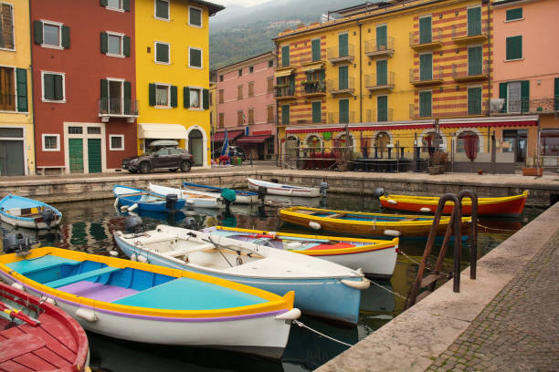 istock Castelletto Waterfront on Lake Garda in Italy 1385433627