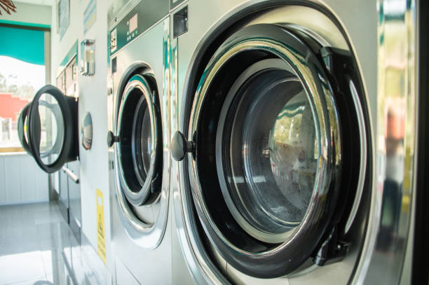 istock Close-up of washing machines 1385448283