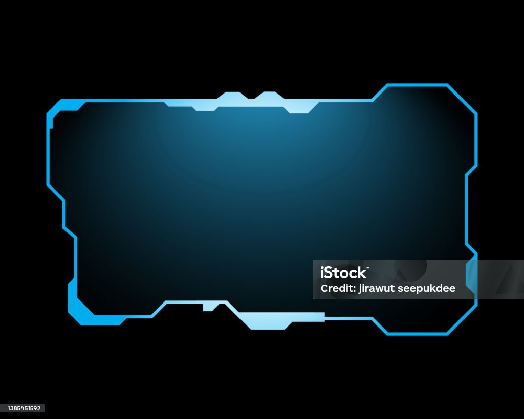Fake Science Screen Science Screen Frame And Honeycomb Stock Illustration - Download Image ...