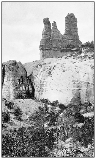 Antique travel photographs of Grand Canyon: Navajo church