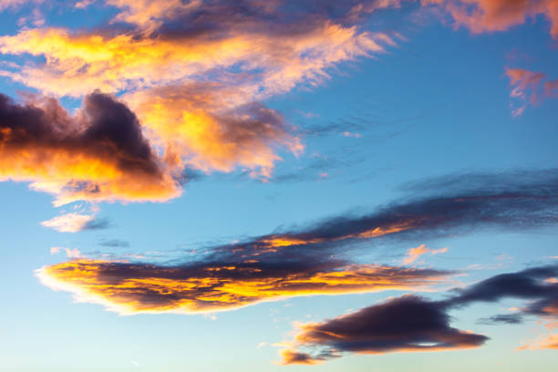 Western Colorado Winter Blue Sky and Wispy Cloudscape Colorado Outdoors Background Wispy and Stormy Clouds Sky Replacement Photo Series with 4K Video Available (Professionally retouched - Lightroom / Photoshop -downsampled as needed for clarity and select focus used for dramatic effect)
